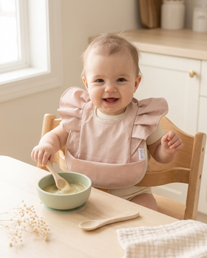 Blush Pink Feeding Bib