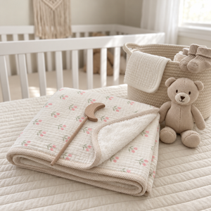 Blush Tulip Baby Blanket