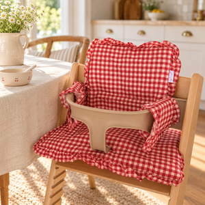 Cherry Gingham Tripp Trapp Cushion