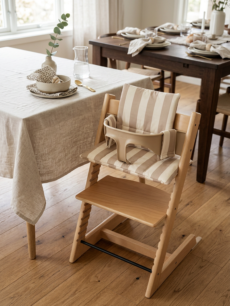Oat Stripe Cushion