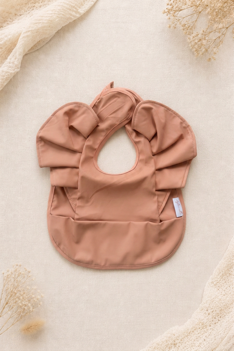 Dusty Terracotta Feeding Bib