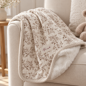 Vintage Meadow Baby Blanket
