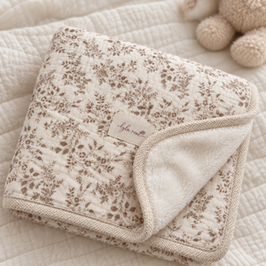 Vintage Meadow Baby Blanket